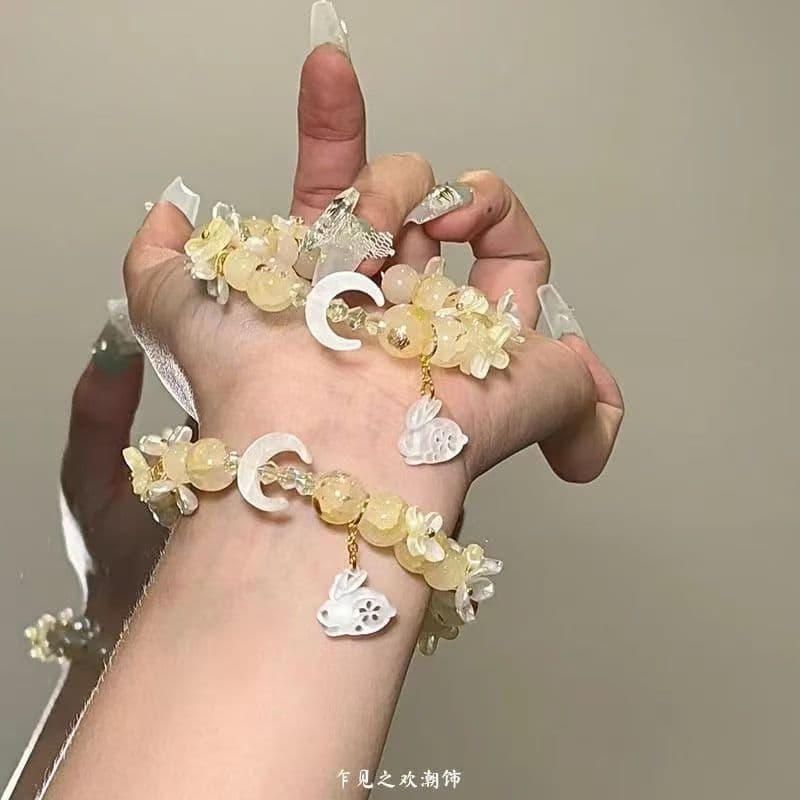 Vòng tay đính cườm có hương thơm Osmanthus Vòng tay đính cườm có hương thơm Osmanthus