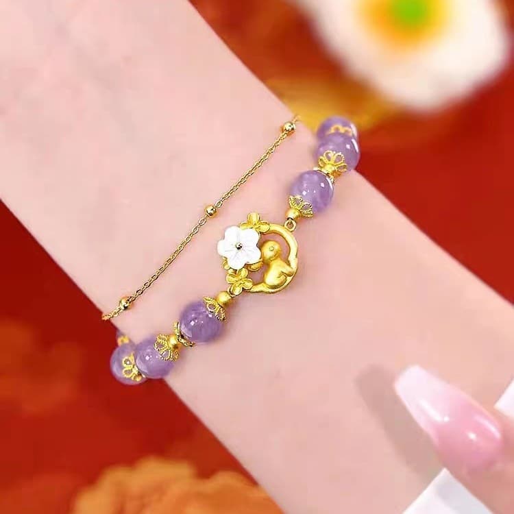 Vòng tay ngọc thạch anh dành cho nữ, thiết kế độc dược, đơn giản và đa năng, trang sức thanh lịch, quà tặng cho bạn gái Vòng tay ngọc thạch anh dành cho nữ, thiết kế độc dược, đơn giản và đa năng, trang sức thanh lịch, quà tặng cho bạn gái
